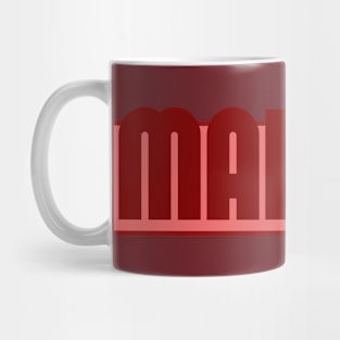 Maroon. Simple minimalistic "maroon color". Mug